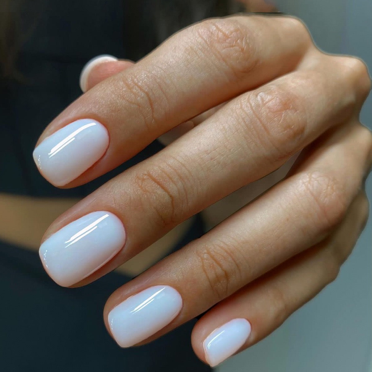 Pure Color Wearable Nail - Elegant and Simple Monochrome Design for Stylish Nails